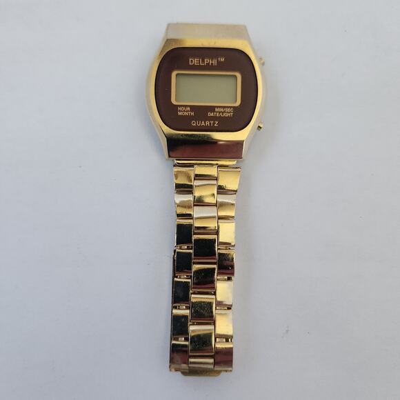 Vintage  Delphi II Quartz digital watch - Picture 3 of 3